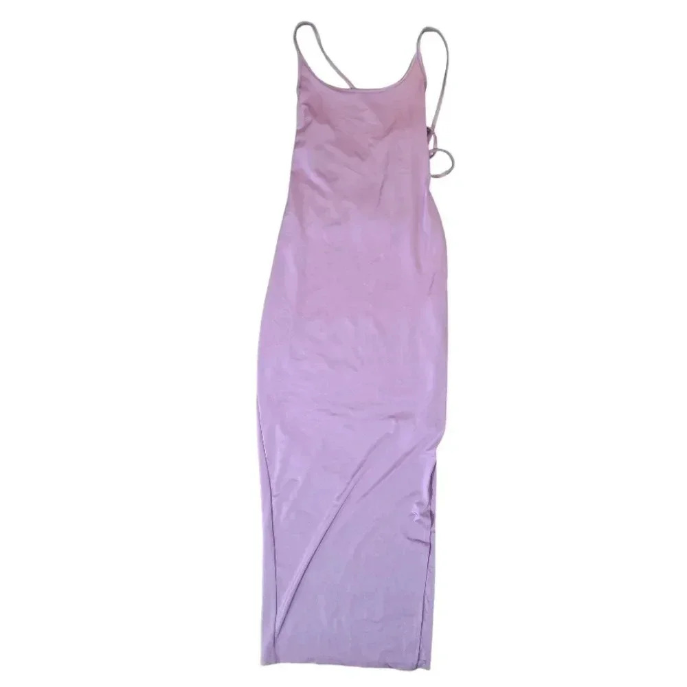 Shein | Lavender Strapped Bodycon Midi Dress Sz MP ~ 3/$15